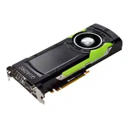 NVIDIA Quadro P1000 - Carte graphique - 1 GPUs - Quadro P1000 - 4 Go GDDR5 - PCIe 3.0 x16 profil bas - 4 x M... (R3K70A)_1